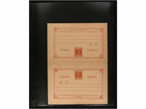 ✉ FILIPINAS. ENTEROS POSTALES. Resto de colección conteniend