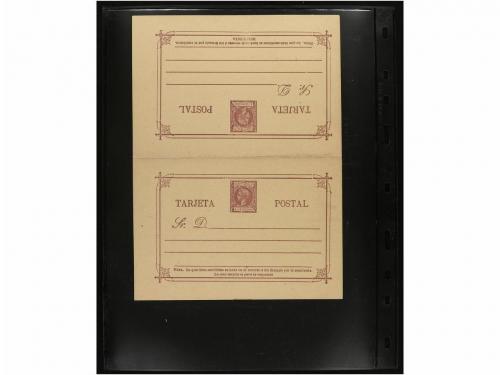 ✉ FILIPINAS. ENTEROS POSTALES. Resto de colección conteniend