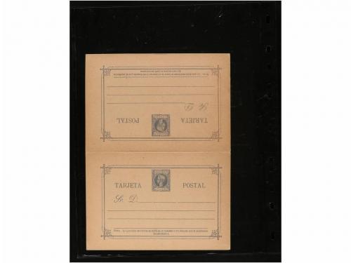 ✉ FILIPINAS. ENTEROS POSTALES. Resto de colección conteniend