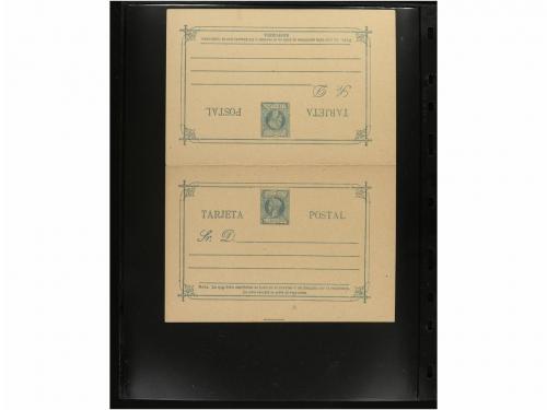 ✉ FILIPINAS. ENTEROS POSTALES. Resto de colección conteniend