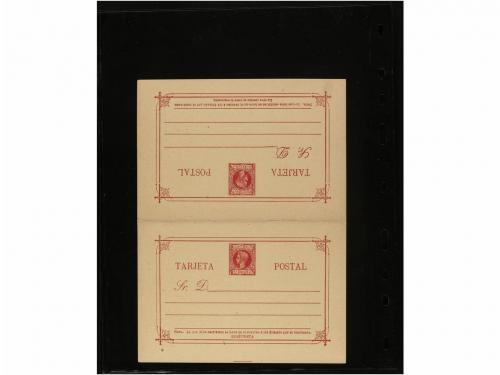 ✉ FILIPINAS. ENTEROS POSTALES. Resto de colección conteniend