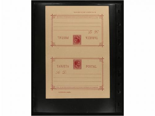 ✉ FILIPINAS. ENTEROS POSTALES. Resto de colección conteniend