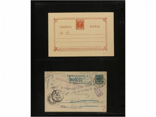 ✉ FILIPINAS. ENTEROS POSTALES. Resto de colección conteniend