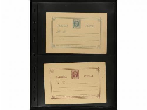 ✉ FILIPINAS. ENTEROS POSTALES. Resto de colección conteniend