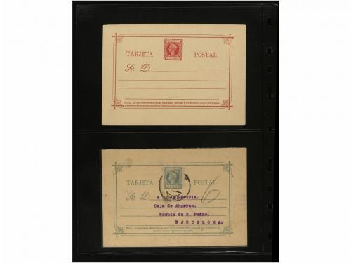 ✉ FILIPINAS. ENTEROS POSTALES. Resto de colección conteniend