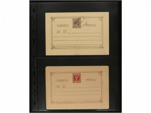 ✉ FILIPINAS. ENTEROS POSTALES. Resto de colección conteniend