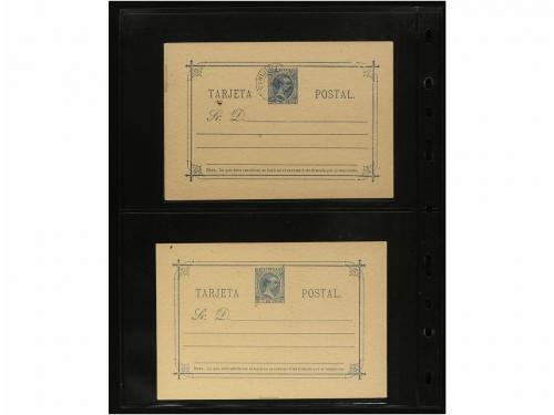 ✉ FILIPINAS. ENTEROS POSTALES. Resto de colección conteniend