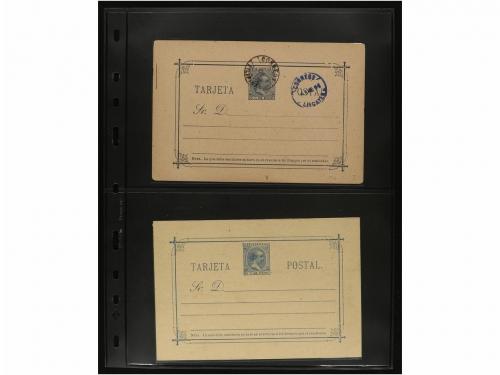 ✉ FILIPINAS. ENTEROS POSTALES. Resto de colección conteniend