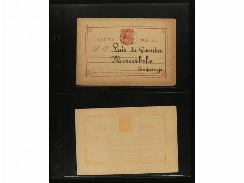 ✉ FILIPINAS. ENTEROS POSTALES. Resto de colección conteniend