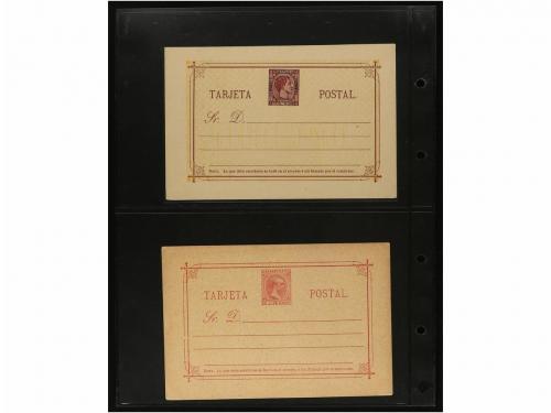 ✉ FILIPINAS. ENTEROS POSTALES. Resto de colección conteniend
