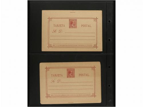 ✉ FILIPINAS. ENTEROS POSTALES. Resto de colección conteniend