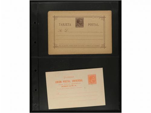 ✉ FILIPINAS. ENTEROS POSTALES. Resto de colección conteniend