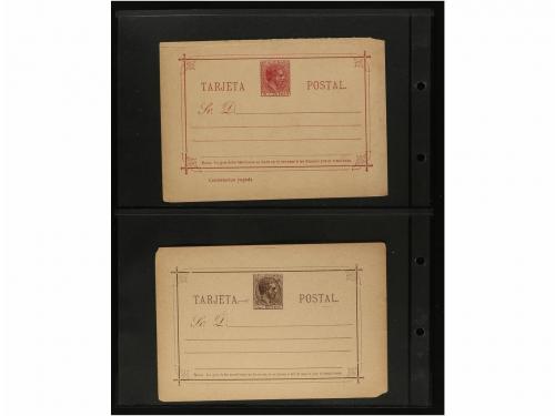 ✉ FILIPINAS. ENTEROS POSTALES. Resto de colección conteniend