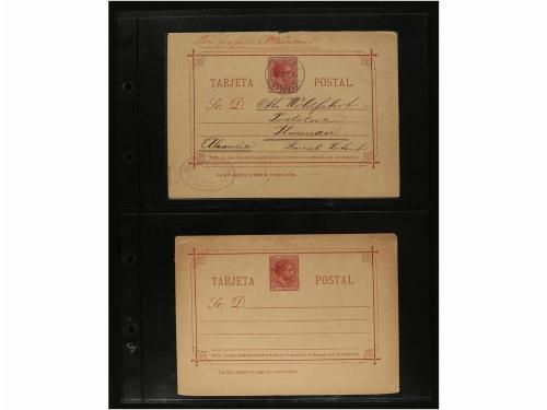 ✉ FILIPINAS. ENTEROS POSTALES. Resto de colección conteniend