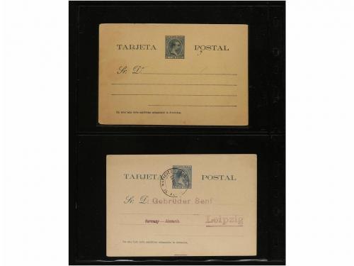 ✉ PUERTO RICO. ENTEROS POSTALES. Conjunto de 16 enteros más 