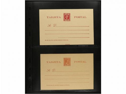 ✉ PUERTO RICO. ENTEROS POSTALES. Conjunto de 16 enteros más 