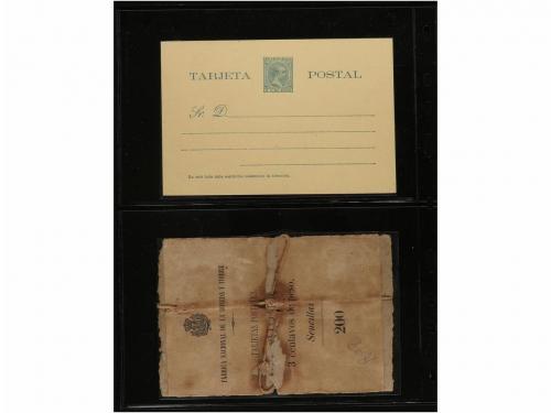 ✉ PUERTO RICO. ENTEROS POSTALES. Conjunto de 16 enteros más 