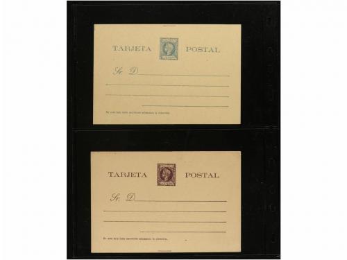 ✉ PUERTO RICO. ENTEROS POSTALES. Conjunto de 16 enteros más 