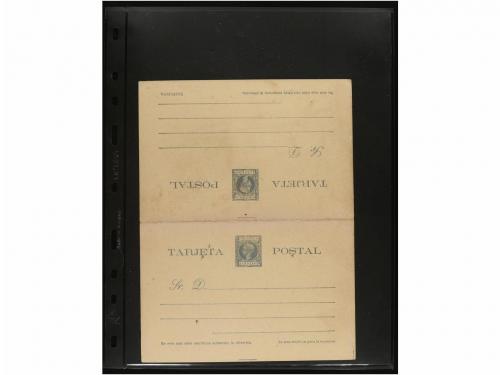 ✉ PUERTO RICO. ENTEROS POSTALES. Conjunto de 16 enteros más 