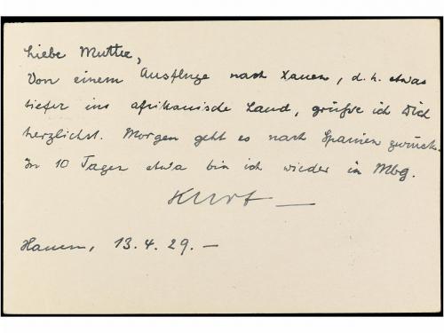 ✉ MARRUECOS. Ed. 15. 1924. XAUEN a ALEMANIA. 15 cts. lila co