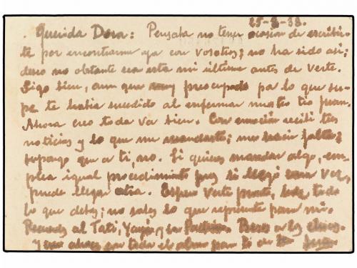 ✉ ESPAÑA. Ed. 79. 1937. FALSET a BARCELONA. 25 cts. lila. Ma