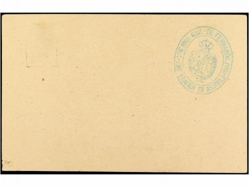 ✉ COLONIAS ESPAÑOLAS: GUINEA. Entero Postal de Elobey de 10 