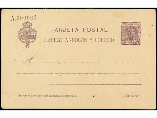 ✉ COLONIAS ESPAÑOLAS: GUINEA. 1907. ASSOBLA a BÉLGICA. Enter