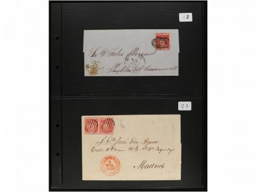 ✉ LOTES y COLECCIONES. HISTORIA POSTAL. Conjunto de 27 carta