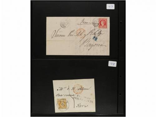 ✉ LOTES y COLECCIONES. HISTORIA POSTAL. Conjunto de 27 carta