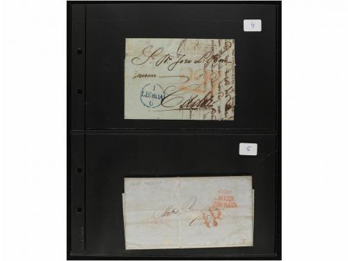 ✉ LOTES y COLECCIONES. 1800-1850. PORTUGAL. Conjunto de 41 c