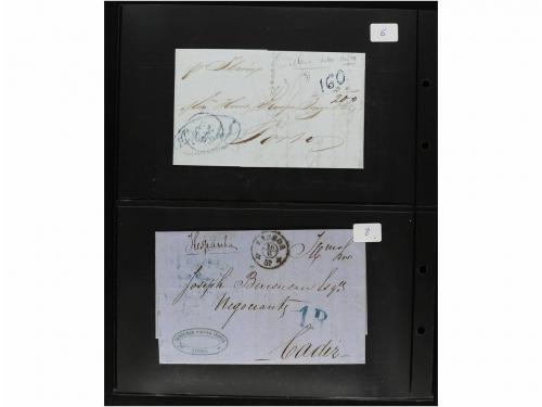 ✉ LOTES y COLECCIONES. 1800-1850. PORTUGAL. Conjunto de 41 c