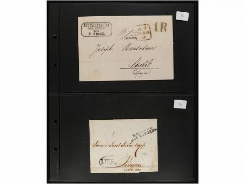 ✉ LOTES y COLECCIONES. 1800-1850. PORTUGAL. Conjunto de 41 c