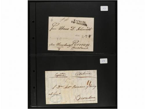 ✉ LOTES y COLECCIONES. 1800-1850. PORTUGAL. Conjunto de 41 c