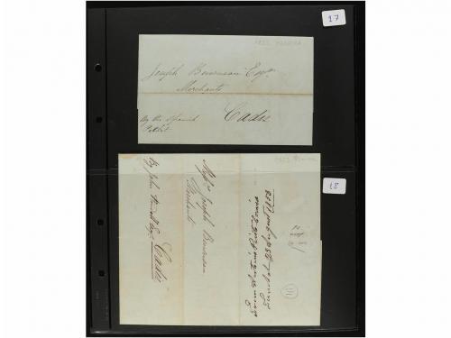 ✉ LOTES y COLECCIONES. 1800-1850. PORTUGAL. Conjunto de 41 c