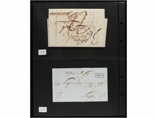 ✉ LOTES y COLECCIONES. 1800-1850. PORTUGAL. Conjunto de 41 c