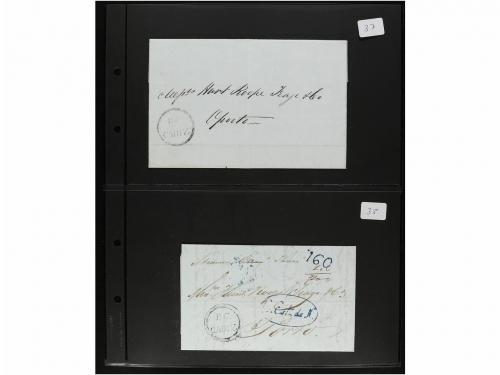 ✉ LOTES y COLECCIONES. 1800-1850. PORTUGAL. Conjunto de 41 c