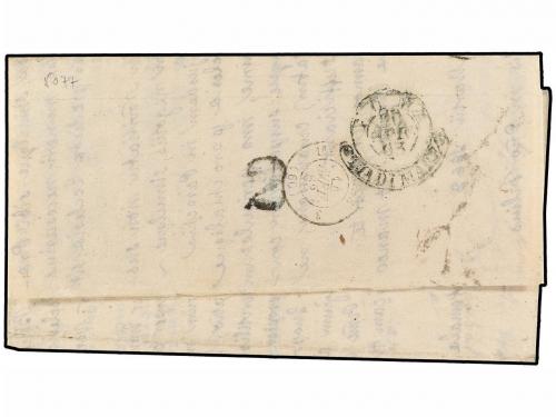 ✉ GUATEMALA. 1863. GUATEMALA a ROMA. Marcas GUATEMALA FRANCO