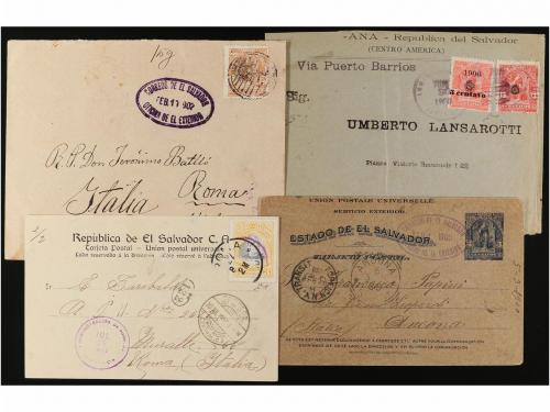 ✉ VARIOS. 1890-1930. Conjunto de 55 cartas circuladas de CEN