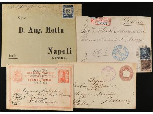 ✉ VARIOS. 1890-1930. Conjunto de 55 cartas circuladas de CEN