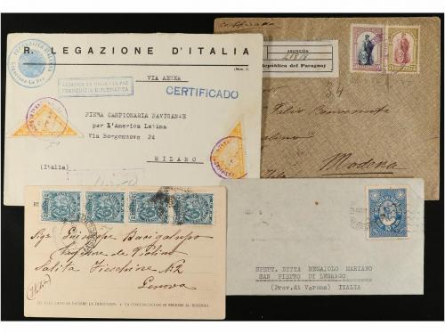 ✉ VARIOS. 1890-1930. Conjunto de 55 cartas circuladas de CEN