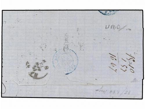 ✉ ARGENTINA. 1873. BUENOS AIRES a ITALIA. Circulada por el c