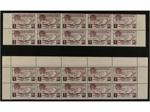 ANDORRA. Ed. NE 13/36. Conjunto de grandes bloques con diver