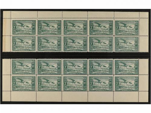 ANDORRA. Ed. NE 13/36. Conjunto de grandes bloques con diver