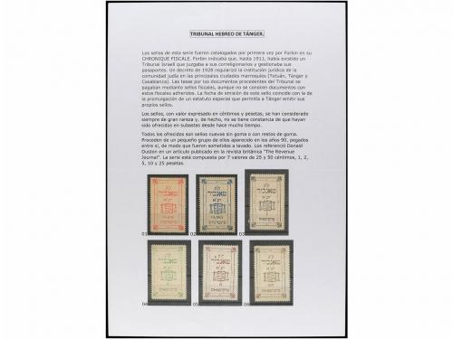 (*) COLONIAS ESPAÑOLAS: TANGER. 1915. Tribunal Rabinico de T