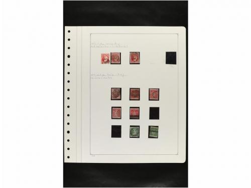 LOTES y COLECCIONES. ESPAÑA. Hojas de album conteniendo vari