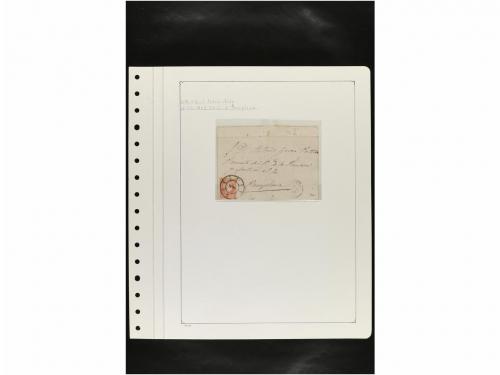 LOTES y COLECCIONES. ESPAÑA. Hojas de album conteniendo vari