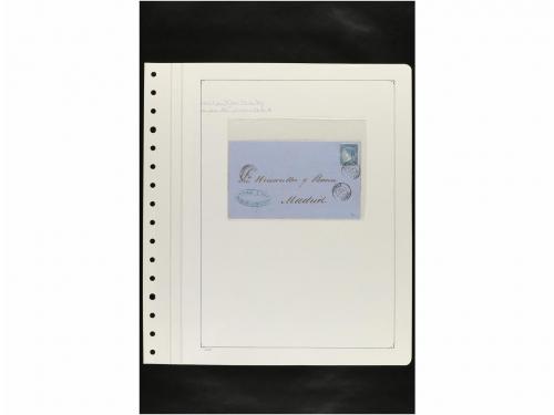 LOTES y COLECCIONES. ESPAÑA. Hojas de album conteniendo vari