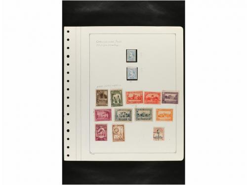 LOTES y COLECCIONES. ESPAÑA. Hojas de album conteniendo vari