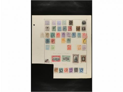 LOTES y COLECCIONES. ESPAÑA. Hojas de album conteniendo vari