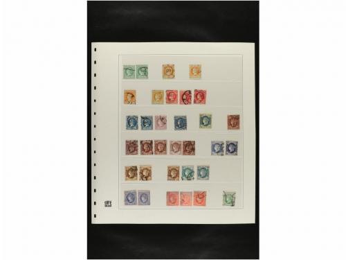 LOTES y COLECCIONES. ESPAÑA. Hojas de album conteniendo vari